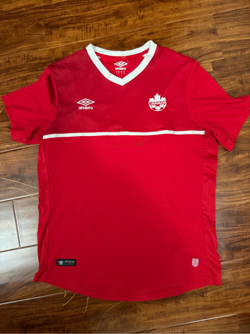 Umbro Canada Red Men's Soccer Shirt